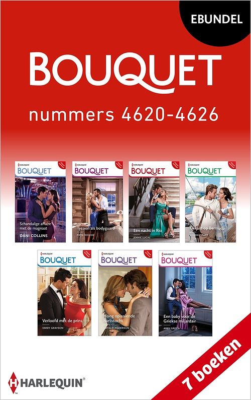 Foto van Bouquet e-bundel nummers 4620 - 4626 - dani collins, pippa roscoe, jennie lucas, louise fuller, emmy grayson, natalie anderson, abby green - ebook