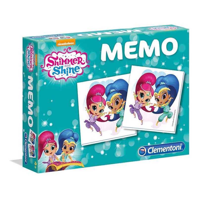 Foto van Clementoni shimmer en shine memory 48-delig