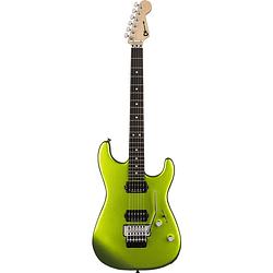 Foto van Charvel pro-mod san dimas style 1 hh fr e lime green metallic elektrische gitaar