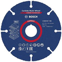 Foto van Bosch accessories expert carbide multi wheel 2608901188 doorslijpschijf recht 1 stuks 115 mm 22.23 mm 1 stuk(s)