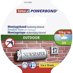 Foto van Tesa montagetape outdoor - 5 m x 19 mm