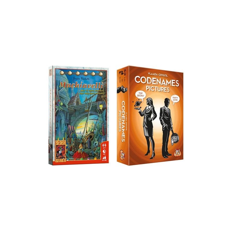 Foto van Spellenbundel - bordspel - 2 stuks - machiavelli & codenames pictures