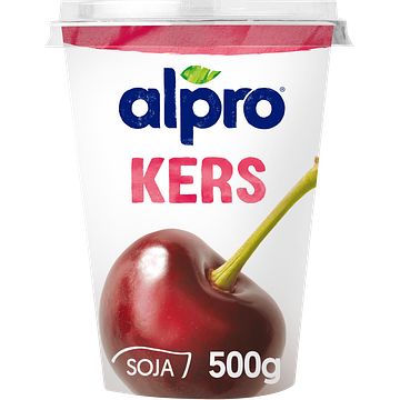 Foto van Alpro plantaardige variatie op yoghurt kers 500g bij jumbo