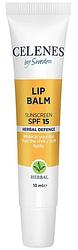 Foto van Celenes by sweden lip balm sunscreen spf15 herbal defense