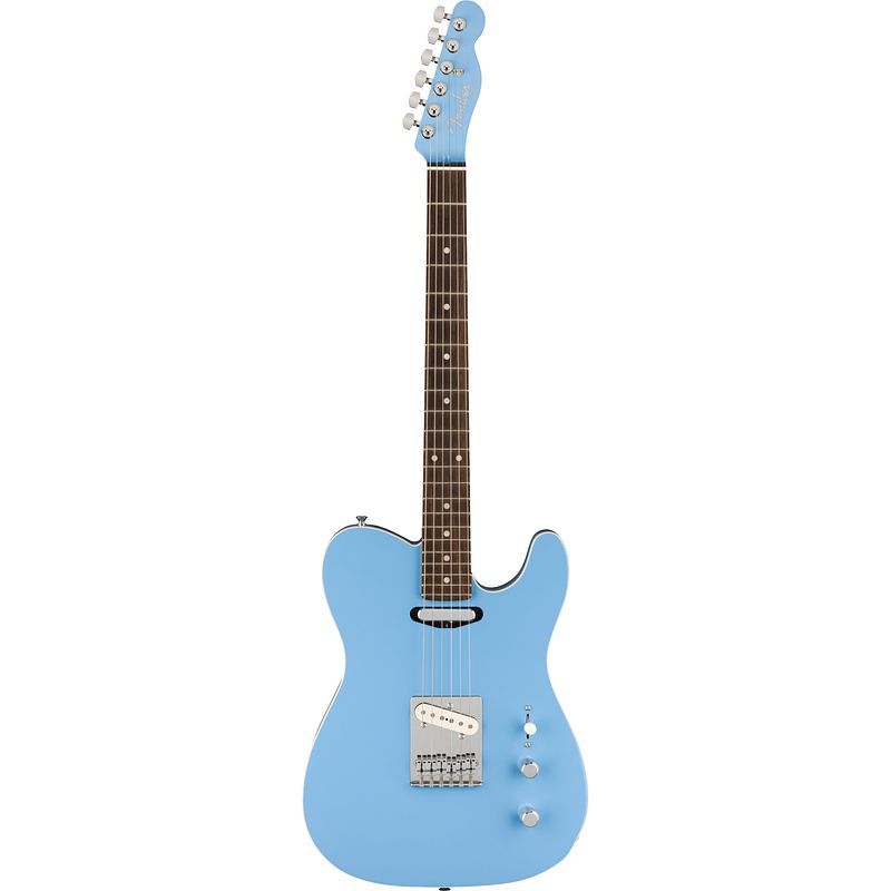 Foto van Fender aerodyne special telecaster rw california blue elektrische gitaar met deluxe gigbag