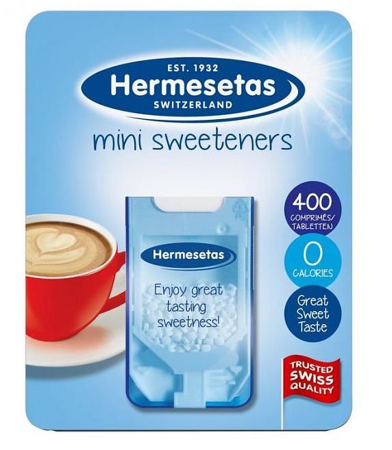 Foto van Hermesetas tabletten original