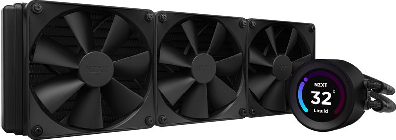 Foto van Nzxt kraken elite 360 - black