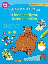 Foto van Oefenpret met stickers - eerste stappen naar schrijven, lezen(5-6jaar)