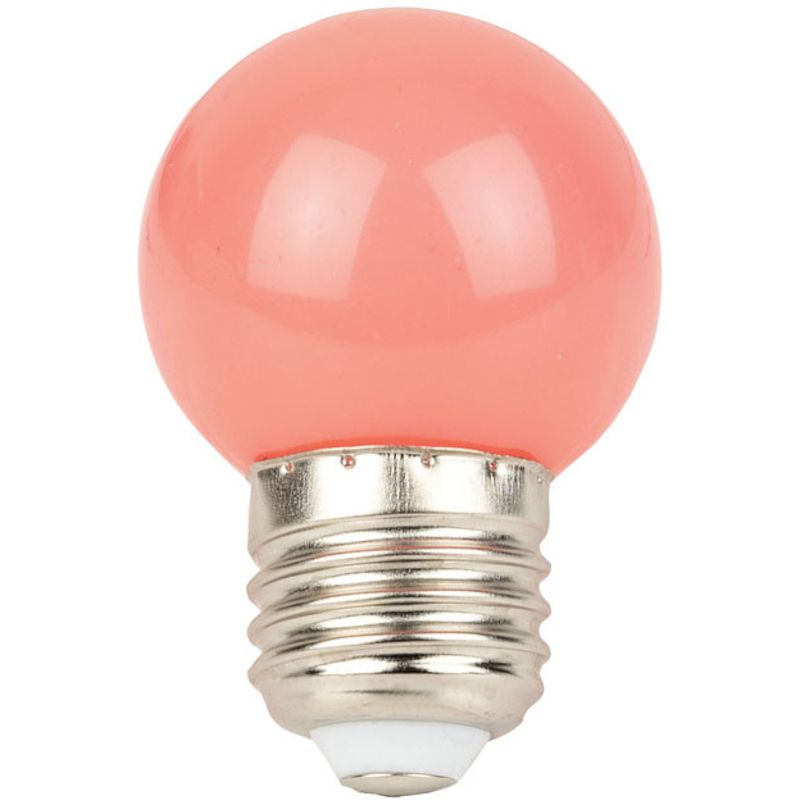 Foto van Showgear g45 led bulb e27 roze