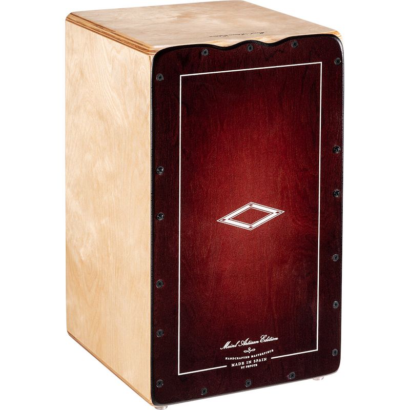 Foto van Meinl aeslrb artisan edition soleá dark red burst cajon