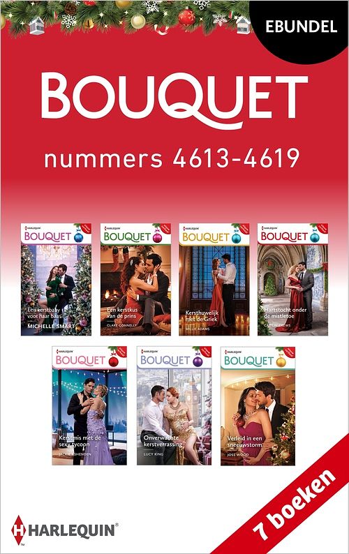 Foto van Bouquet e-bundel nummers 4613 - 4619 - michelle smart, clare connelly, millie adams, caitlin crews, jackie ashenden, lucy king, joss wood - ebook