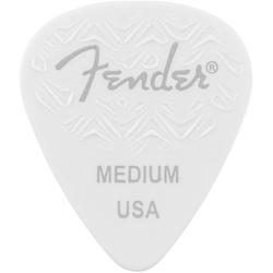 Foto van Fender wavelength picks 351 medium white plectrumset (6 stuks)