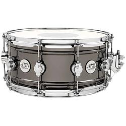 Foto van Dw drums design series black nickel brass 14 x 6.5 inch snaredrum