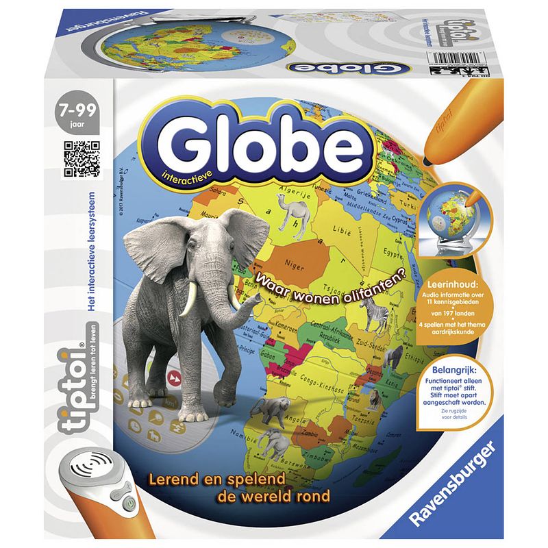 Foto van Ravensburger tiptoi interactieve globe