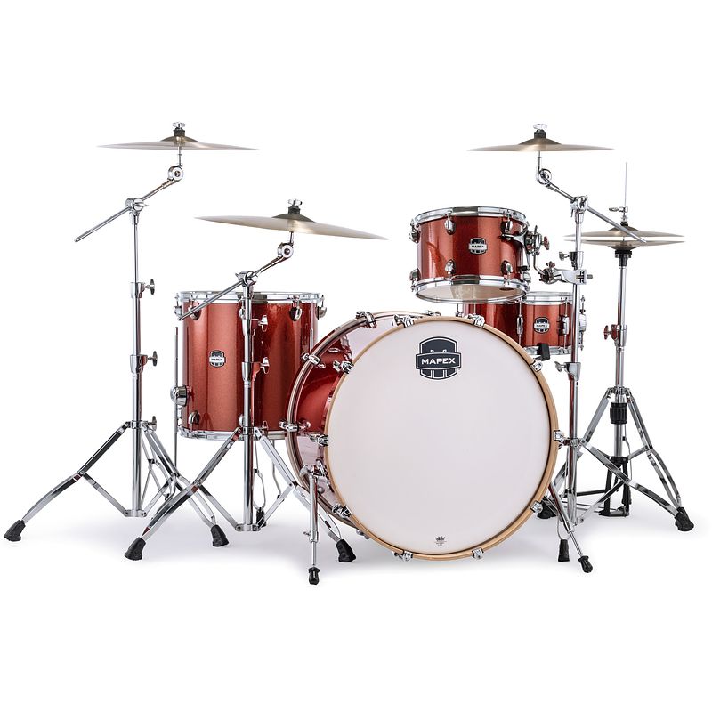 Foto van Mapex ma446sor mars birch rock shellset blood orange sparkle