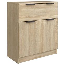 Foto van Vidaxl dressoir 60x30x70 cm bewerkt hout sonoma eikenkleurig