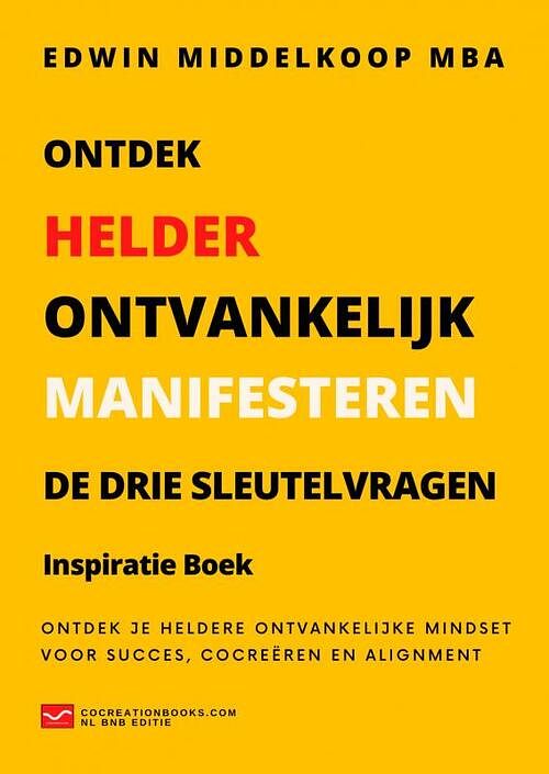 Foto van Ontdek helder ontvankelijk manifesteren - mba edwin middelkoop - paperback (9789464805161)