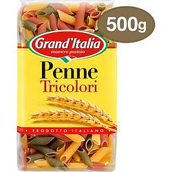 Foto van Grand'sitalia penne tricolore 500g bij jumbo