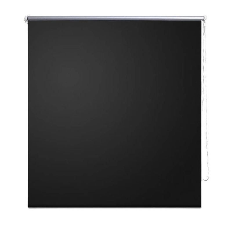 Foto van Vidaxl rolgordijn verduisterend 100 x 175 cm zwart