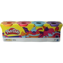 Foto van Play-doh 4-pack paars-lichtblauw-rood-oranje