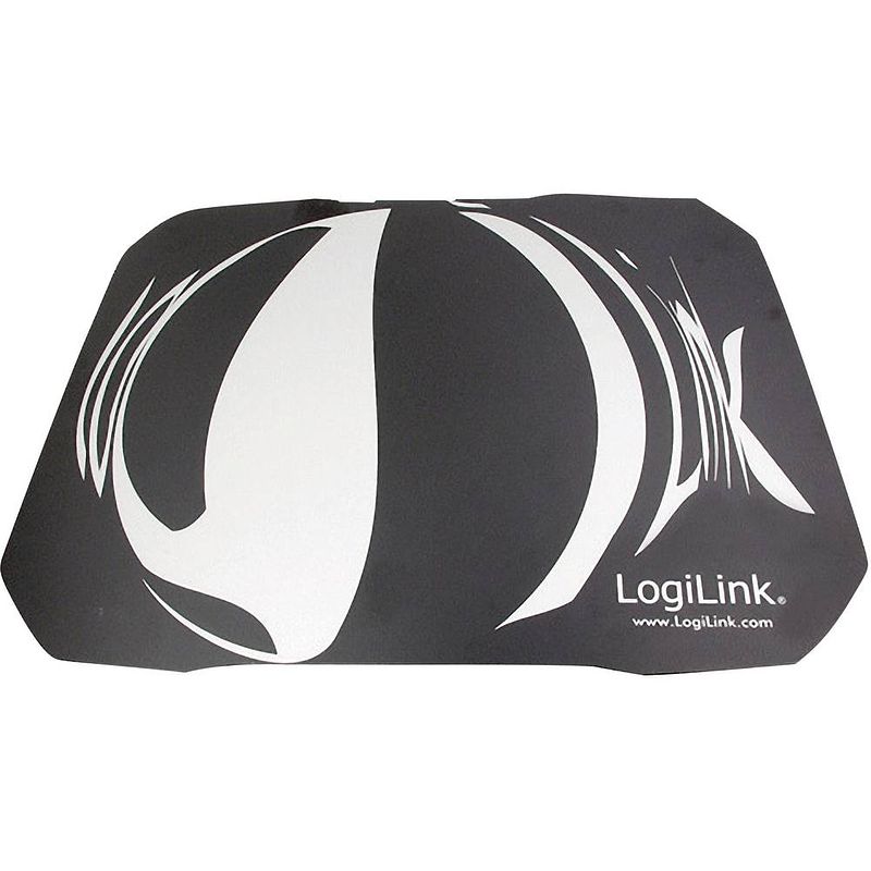 Foto van Logilink q1 mate muismat zwart, wit (b x h x d) 340 x 2.8 x 250 mm