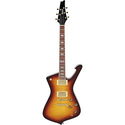 Foto van Ibanez ic420fm iceman violin sunburst elektrische gitaar met gigbag