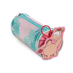 Foto van Nici etui wild friends junior 20 x 8 cm polyester blauw/roze