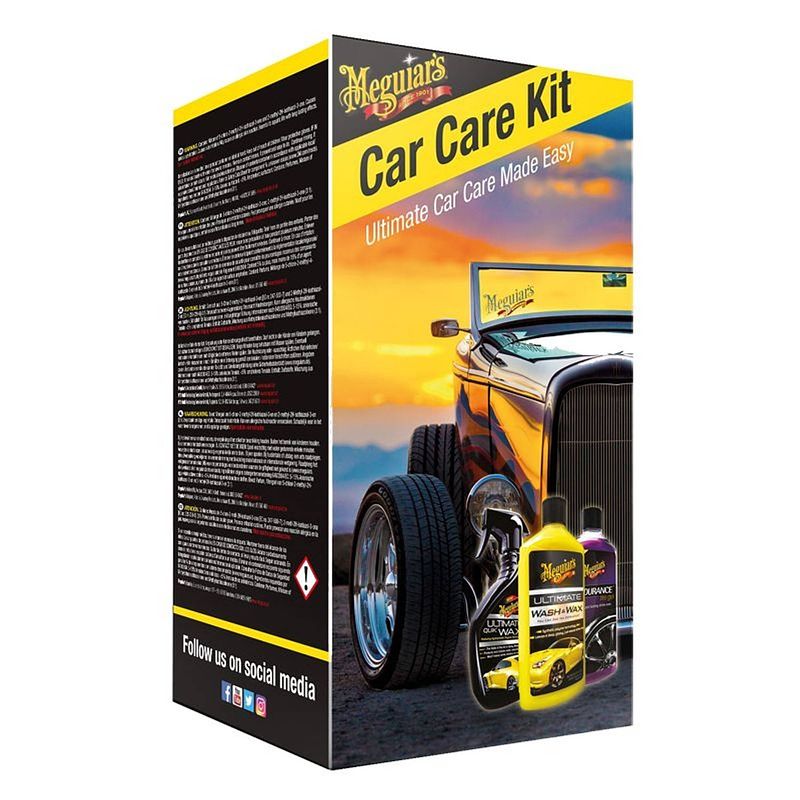 Foto van Meguiar'ss car care kit 3-delig