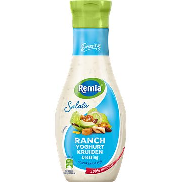 Foto van Remia salata ranch yoghurt kruiden dressing 250ml bij jumbo