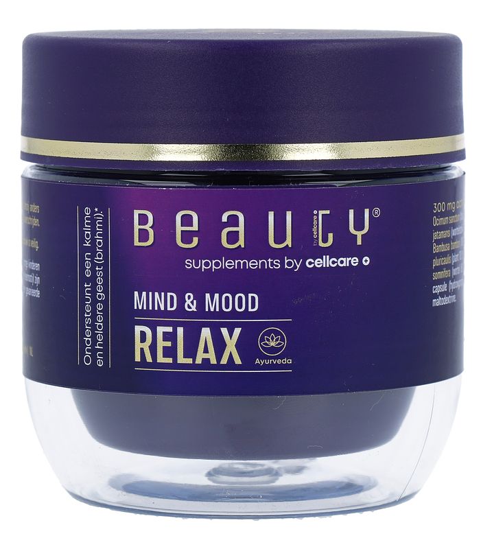 Foto van Cellcare beauty supplements mind & mood relax capsules