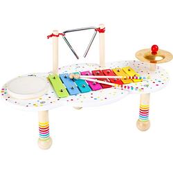 Foto van Small foot muziektafel met vier instrumenten 44 x 23 x 25 cm