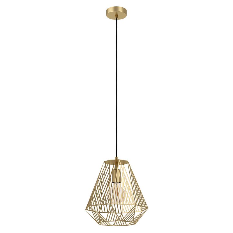 Foto van Eglo stype hanglamp - e27 - ø 33 cm - goud