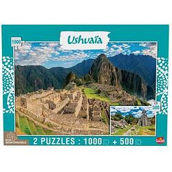 Foto van Goliath ushuaia collectie - machu picchu (peru) en tikal (guatemala) - puzzels 1000 en 500 stukjes