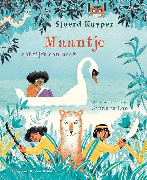 Foto van Maantje schrijft een boek - sjoerd kuyper - hardcover (9789089674166)