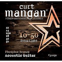 Foto van Curt mangan phosphor bronze 10-50 snarenset voor gitaar