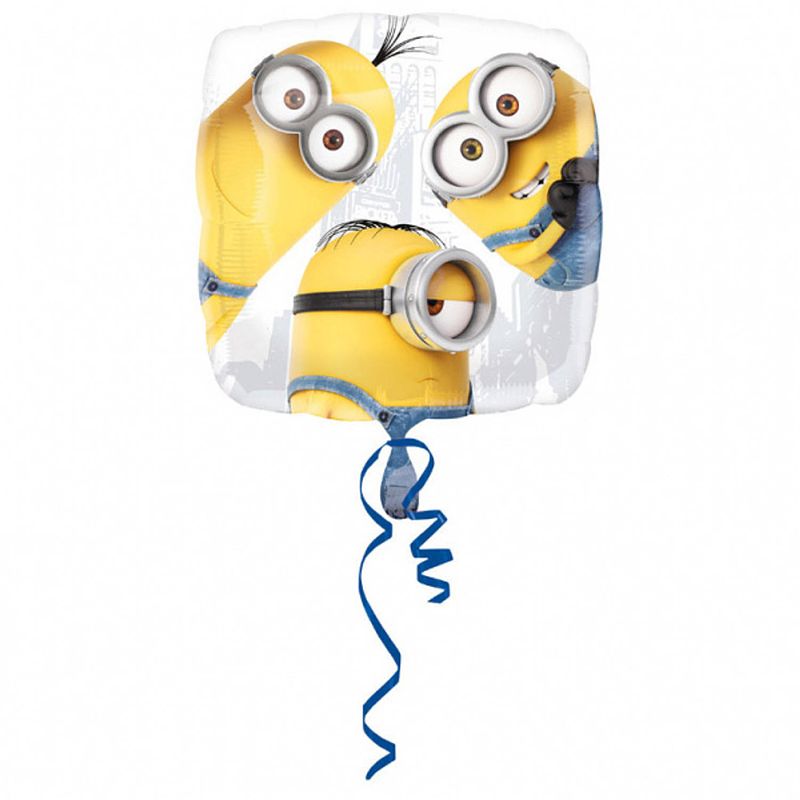 Foto van Amscan folieballon despicable me group 43 x 43 cm wit/geel