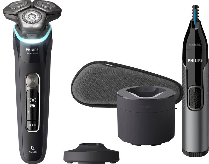 Foto van Philips shaver series 9000 s9986/55 + neustrimmer