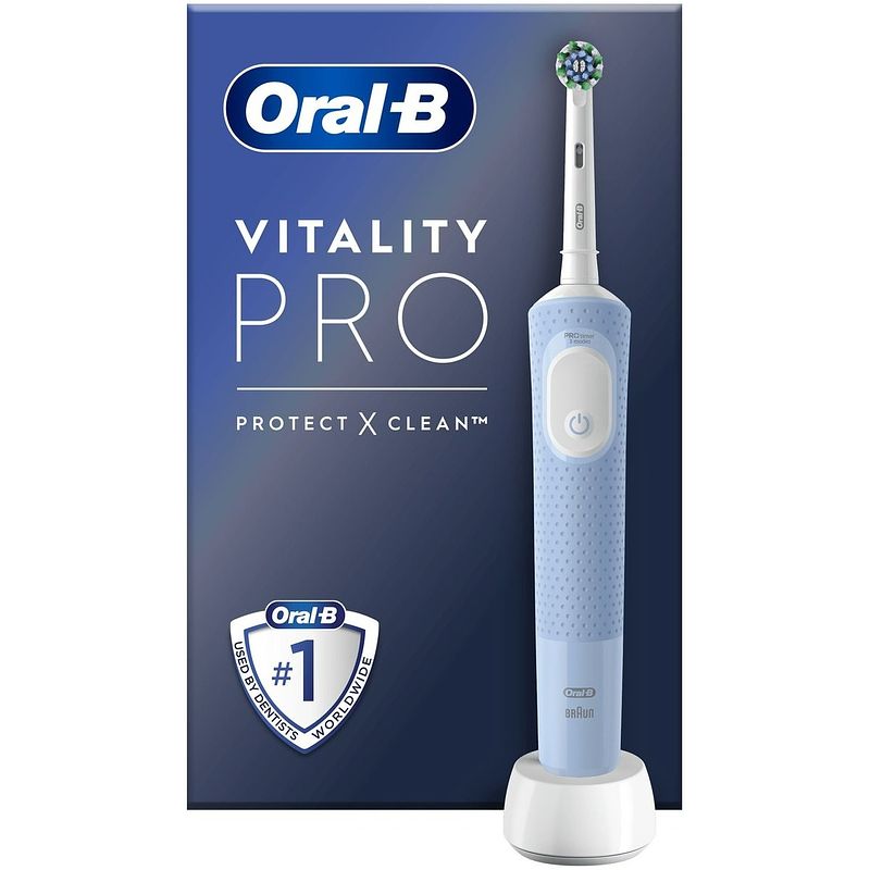 Foto van Oral b d103 vitality tandenborstel blauw