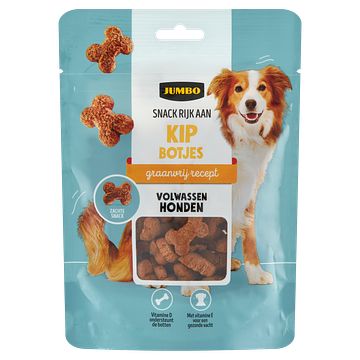 Foto van Jumbo snack rijk aan kip botjes 100g