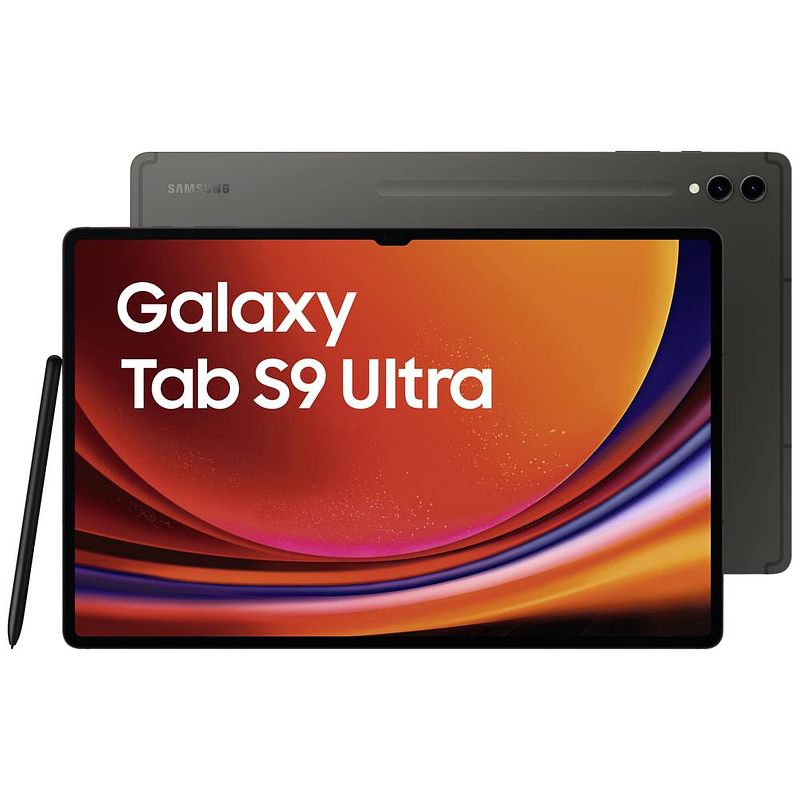 Foto van Samsung galaxy tab s9 ultra wifi 1 tb grafiet android tablet 37.1 cm (14.6 inch) 2.0 ghz, 2.8 ghz, 3.36 ghz qualcomm® snapdragon android 13