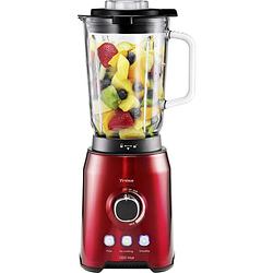 Foto van Trisa master mix blender 1000 w rood (metallic), zwart