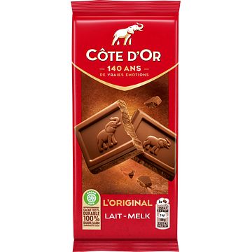 Foto van Cote d'sor l'soriginal chocoladereep melk 100g bij jumbo