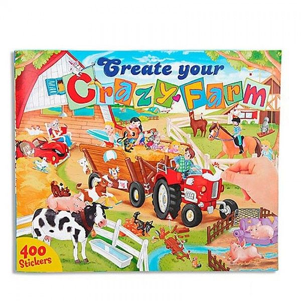 Foto van Create your crazy farm tekenboek