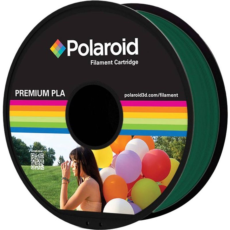 Foto van Polaroid pla donkergroene filament 1,75 mm (1 kg)