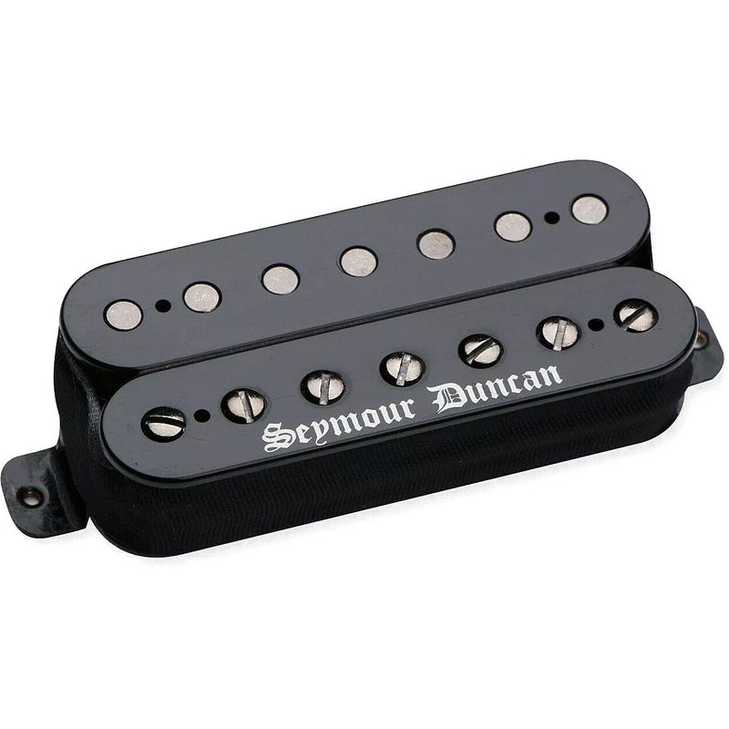 Foto van Seymour duncan black winter 7-string humbucker bridge black 7-snarig gitaarelement