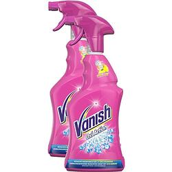 Foto van Vanish oxi action vlekverwijderaar spray - 2x 750 ml - voordeelverpakking