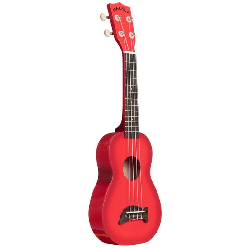 Foto van Kala makala dolphin red burst sopraan ukelele