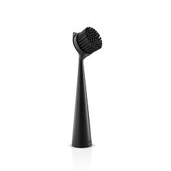 Foto van Eva solo - afwasborstel met vervangbare borstel, nylon, 23 cm, zwart - eva solo