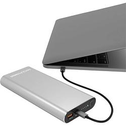 Foto van Realpower pb-20000 powerbank 20000 mah lipo zilver