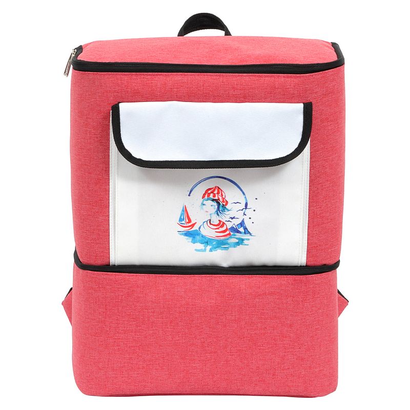 Foto van Anemoss sailor girl koeltas - koelrugzak - lunchtas - roze - 17l